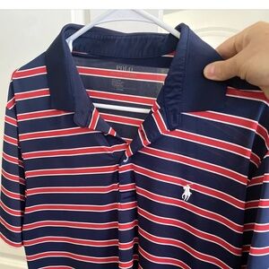 Polo XL red white blue